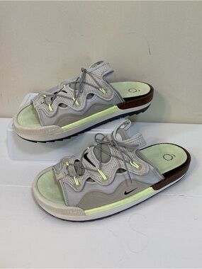 Nike Offline 2.0 Mens Sz 10.5 Slip On Sandals Light Bone CZ0332-002